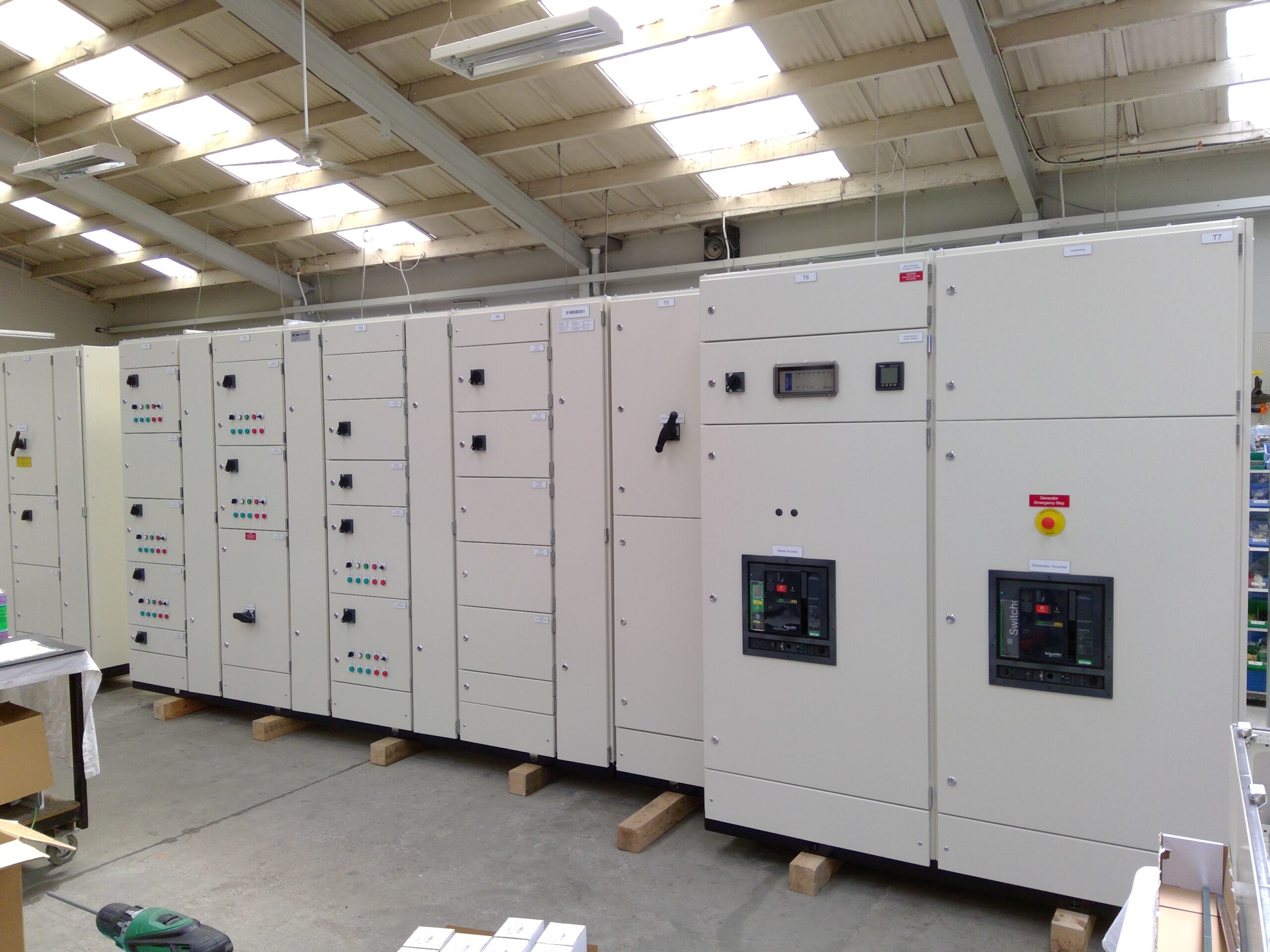 Water treatment plant electrical assembly