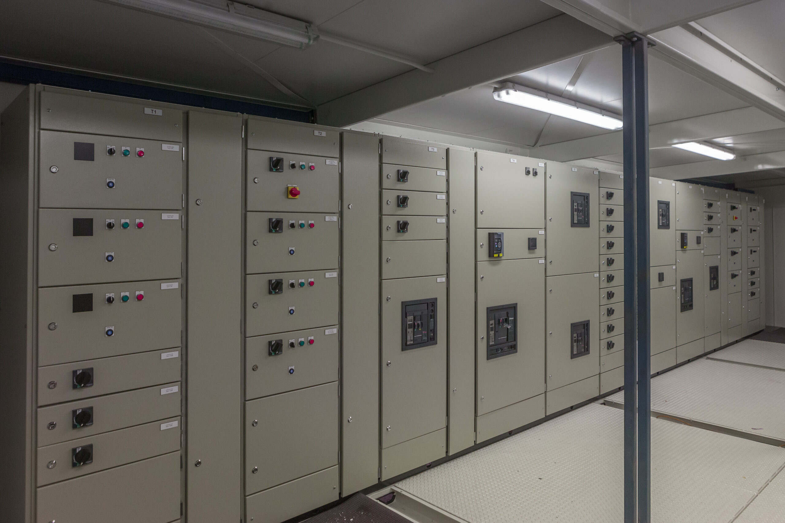CWS motor control centre installed inside a switchroom